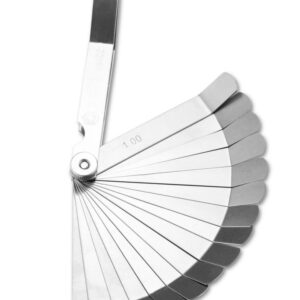 JUEGO DE CALIBRADORES DE GALGAS CURVA 16PC 0.05 - 1 MM