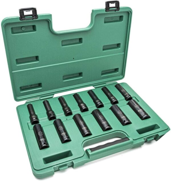 JUEGO COPAS DE IMPACTO DE PARED DELGADA 1/2" 13PC