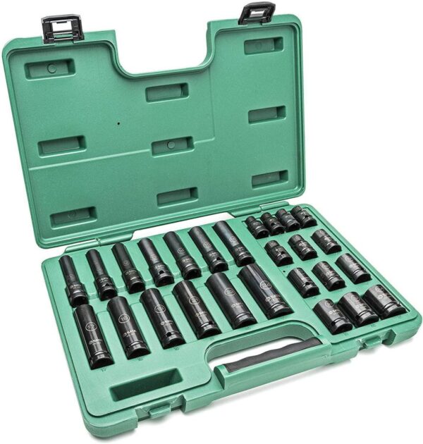 JUEGO COPAS DE IMPACTO DE PARED DELGADA 1/2" 26PC