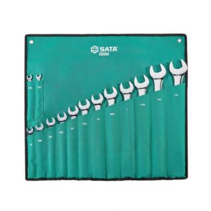 JUEGO LLAVES COMBINADAS (ESPEJO) LONA 14PC 3/8 - 1.1/4 PUL