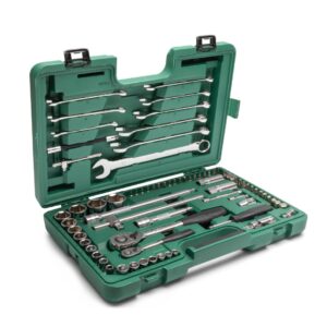 JUEGO COPA 6PT 1/4"1/2" - LLAVES 76PZ MM SATA