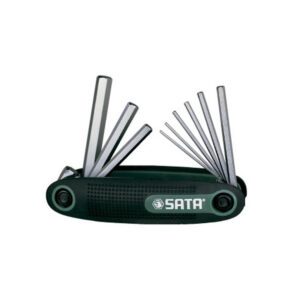 JUEGO LLAVE HEX PLEGABLE  8PC 1.5 - 8 MM