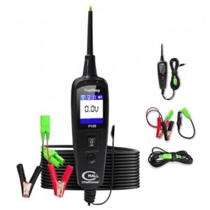 PUNTA LÓGICA CON PULSADOR + Y - PARA 12V Y 24V