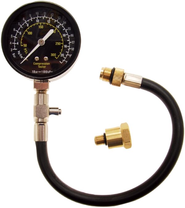 COMPRESIMETRO MOTOR SENCILLO CON ADAPTADOR PARA 12MM
