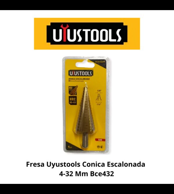 BROCA HSS ESCALONADA  4MM A 32MM