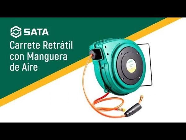 CARRETE PARA MANGUERA DE AIRE 10M