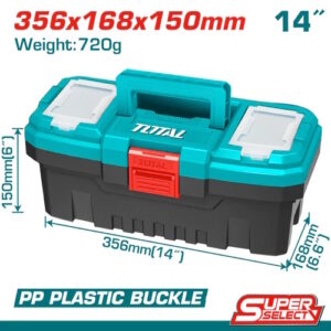 CAJA HERRAMIENTA 14" PLASTICA TOTAL (TPBX0141)