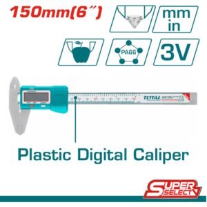 CALIBRADOR PIE DE REY 3V DIGITAL PLASTICO SUPER SELECT TOTAL (TMT331501)