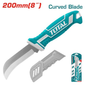 CUCHILLO PELACABLE 200 MM CURVO ACERO INOXIDABLE TOTAL (THT51882)