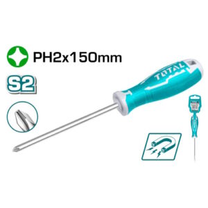 DESTORNILLADOR 2X150MM (+) PUNTA INMANTADA INDUSTRIAL TOTAL (THT26PH2150)