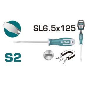DESTORNILLADOR 6,5X125MM (-) PUNTA INMANTADA INDUSTRIAL TOTAL (THT266125)