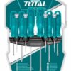 DESTORNILLADOR CROMO VANADIUM JUEGO X 10 PZS TOTAL (THTDC251001)