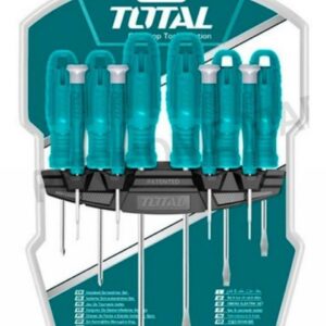 DESTORNILLADOR CROMO VANADIUM JUEGO X 10 PZS TOTAL (THTDC251001)