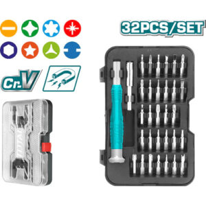 DESTORNILLADOR DE PRECISION 32 EN 1 INTERCAMBIABLE TOTAL (THT250PS0321)