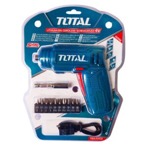 DESTORNILLADOR RECARGABLE 4V TOTAL SUPER SELECT (TSDLI0402)