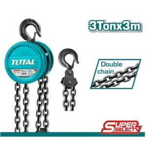 DIFERENCIAL 3 TONELADAS INDUSTRIAL CADENA 3 MTS TOTAL (THT1631)