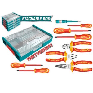 KIT DE HERRAMIENTAS AISLADAS 9PZS INDUSTRIAL TOTAL (THKTV02H091)