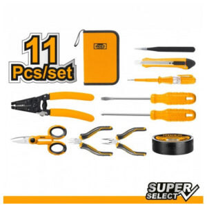 KIT DE HERRAMIENTAS X 11 PZS PARA ELECTRICISTA TOTAL SUPER SELECT (TKETS0111)