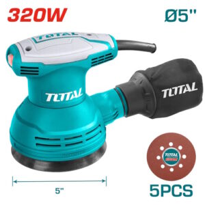 LIJADORA 5" ORBITAL INDUSTRIAL TOTAL 320W 120V (UTF2031256)
