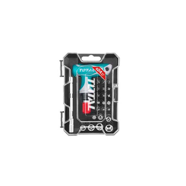 LLAVE EN T RACHE INDUSTRIAL JUEGO X 24 PZS TOTAL (TACSD30186)