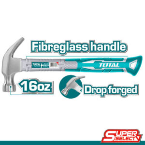 MARTILLO 16 OZ MANGO FIBRA DE VIDRIO SUPER SELECT TOTAL (THTS7316)