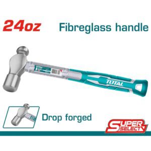 MARTILLO BOLA 24 OZ MANGO FIBRA DE VIDRIO TOTAL (THT74246)