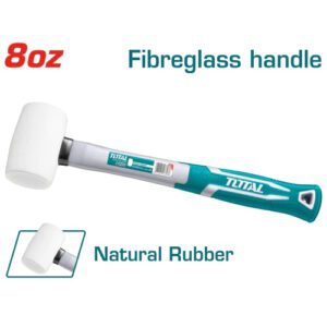 MARTILLO CHIPOTE 8OZ INDUSTRIAL BLANCO MANGO FIBRA DE VIDRIO TOTAL (THT76836)