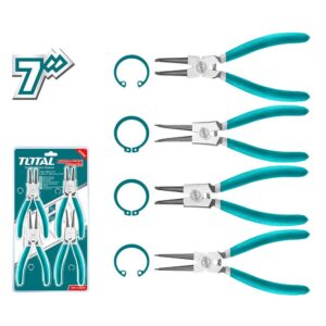 PINZA SACAPINES 7" JUEGO X 4 PZS (2 DE 180°- 2 DE 90°) TOTAL (THT114041)