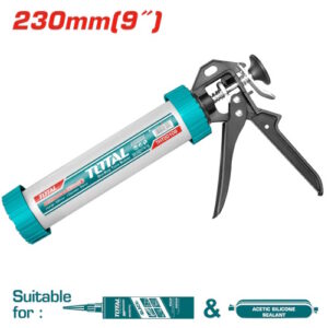 PISTOLA CALAFATEO 9" INDUSTRIAL TUBO ALUMINIO TOTAL (THT20109)