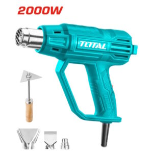 PISTOLA CALOR 2000W INDUSTRIAL 110V - 120V TOTAL (UTB20036)