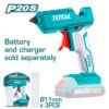 PISTOLA SILICONA INALAMBRICA 20V BATERIA Y CARGADOR NO INCLUIDO TOTAL (TGGLI2001)