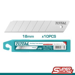 REPUESTO BISTURI 18 X 100 MM JUEGO X 10 UNIDADES SUPER SELECT TOTAL (THT519112)