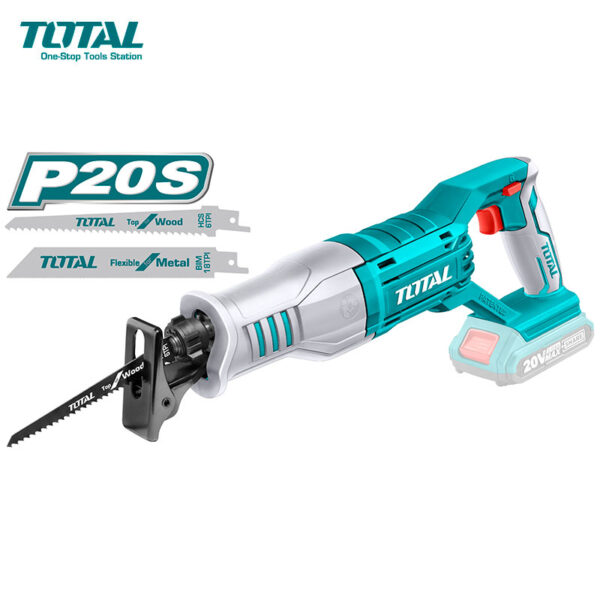 SIERRA SABLE INALAMBRICA 20V BATERIA Y CARGADOR NO INCLUIDO TOTAL (TRSLI1151)