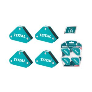 SUJETADOR MAGNETICO 10 LBS X 4 PZS 3 POSICIONES PARA SOLDAR TOTAL (TAMWH4001) (15278)Ref: 15278