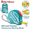 Cinta Metrica Abs 19mmx5m C/autobloqueo