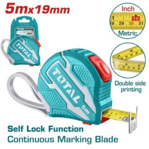 Cinta Metrica Abs 19mmx5m C/autobloqueo