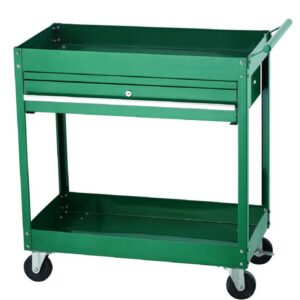CARRO 1 BANDEJAS Y 1 GAVETA DE 33" - VERDE