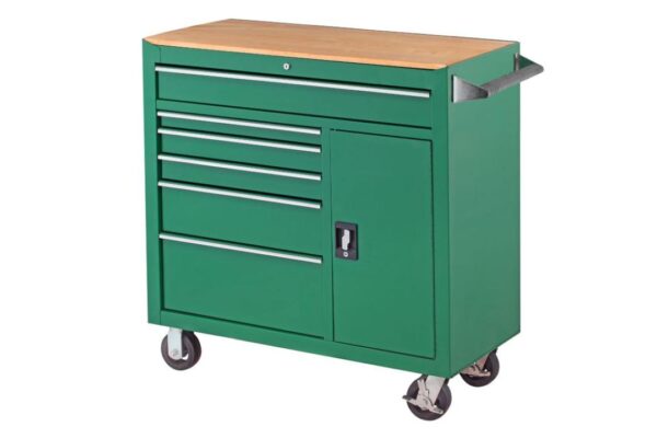 CARRO 8 GAVETAS CON PUERTA DE 41" - VERDE SATA