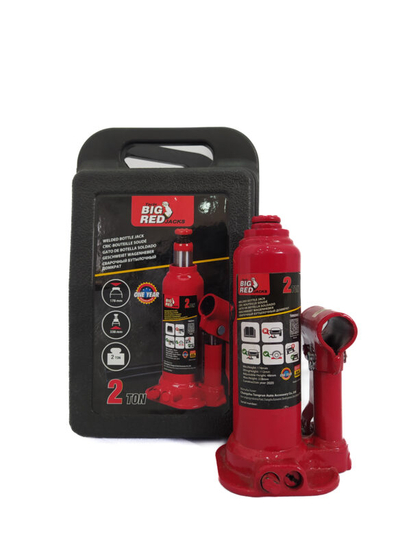 GATA HIDRAULICA BOTELLA 2 TON ALTURA MINIMA 178MM LEVANTE 112MM AJUSTE 48MM
