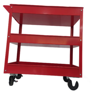 CARRO PORTA HERRAMIENTAS DE 3 NIVELES 719X365X663MM CON MANIGUETA 4 RUEDAS 13KG