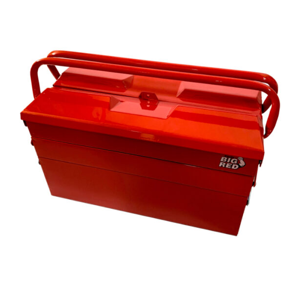 TORIN NTBC123 CAJA DE HERRAMIENTAS METALICA 5 COMPARTIMIENTOS COLOR ROJO 404X200X295MM