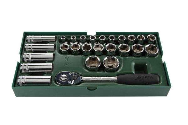 JUEGO DE COPAS 1/2" 6PT BANDEJA  26PZ MM