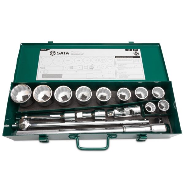 JUEGO COPAS 3/4"  12PT  15PC  1 A 2 PUL