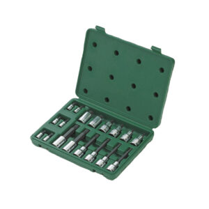 JUEGO COPAS MULTIDENTADA 1/2" - PHILLIPS Y RECTO 1/4" 18PC