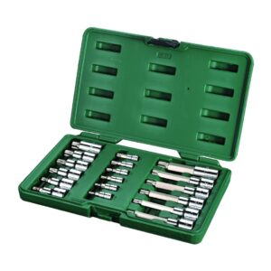 JUEGO COPA C/PUNTAS TORX 1/4"- 1/2" 18PC