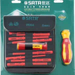 JUEGO DE DESTORNILLADOR PUNTAS INTERCAMBIABLE VDE 10 PZ