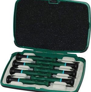 JUEGO DESTORNILLADOR PLANO/PHILL/HEX/TORX DE PRECISIÓN 15PC