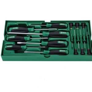 JUEGO DESTORNILLADORES EN BANDEJA  13PZ