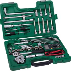 JUEGO HERRAMIENTAS REPARACIÓN AUTO 50PC