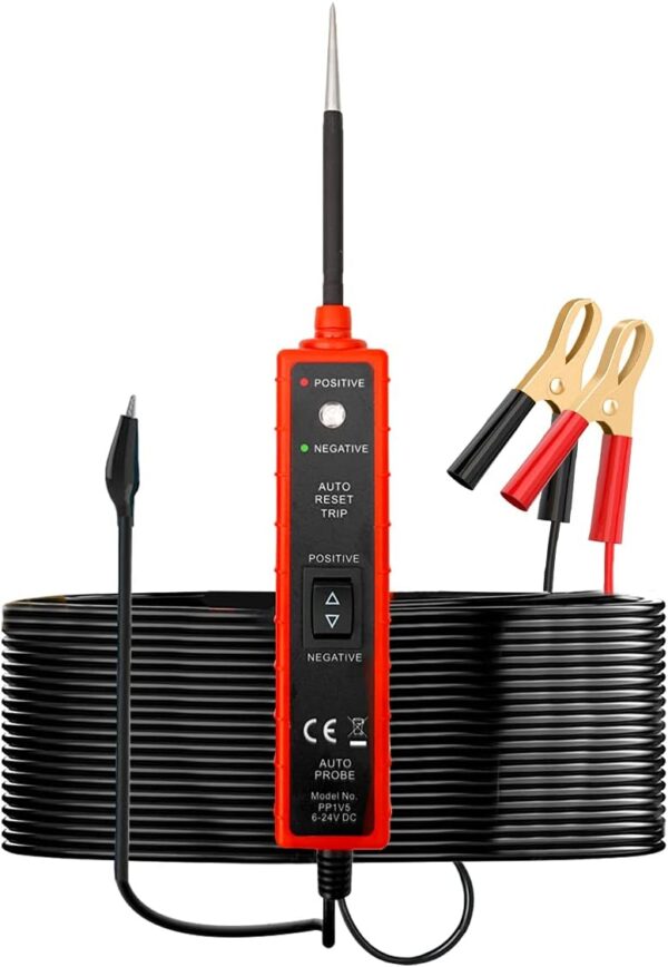 PUNTA LÓGICA CON PULSADOR + Y - PARA 12V Y 24V - Image 2